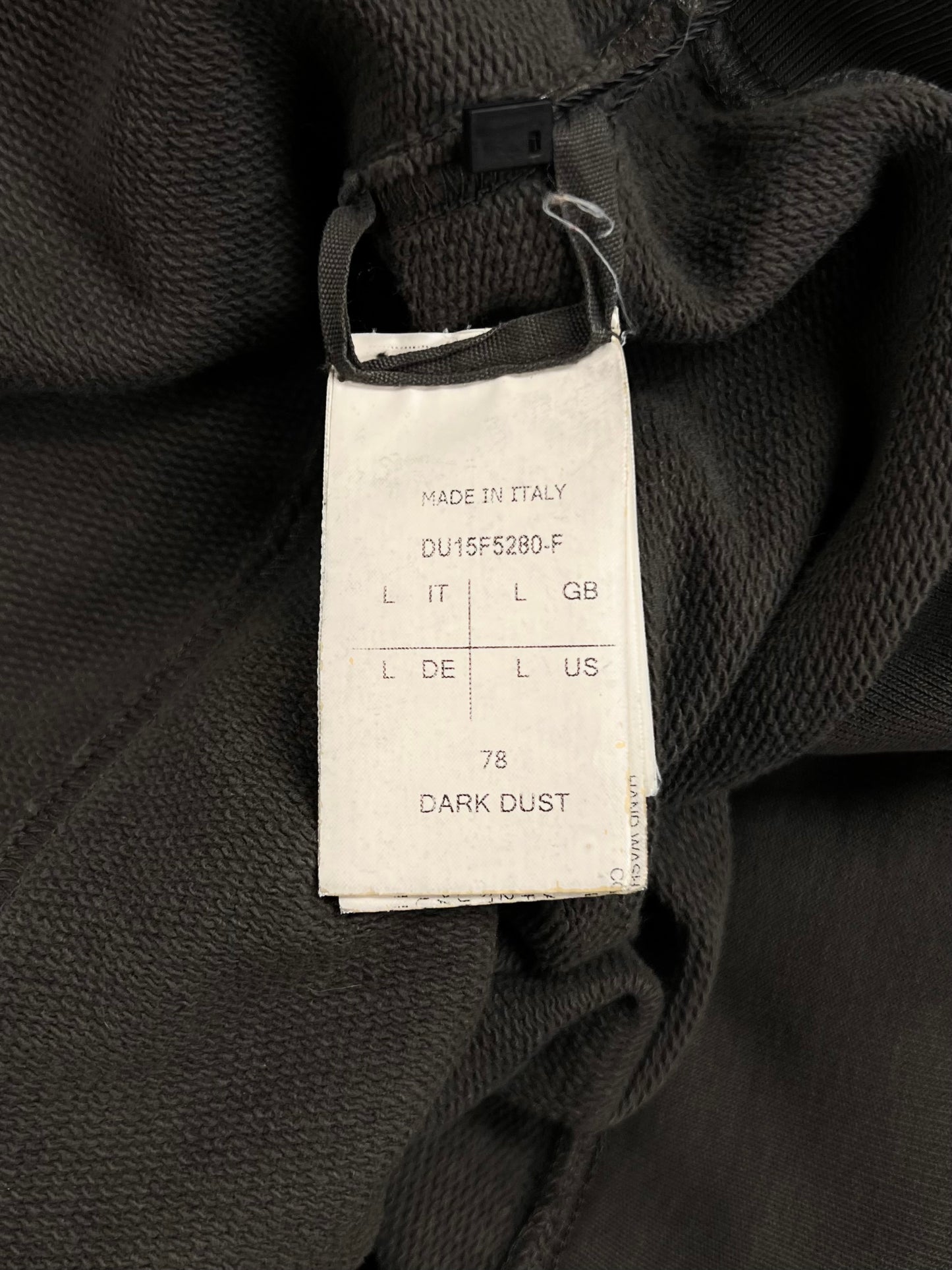 Rick Owens ‘Dirt’ Brown ‘Gimp’ Full Zip Hoodie