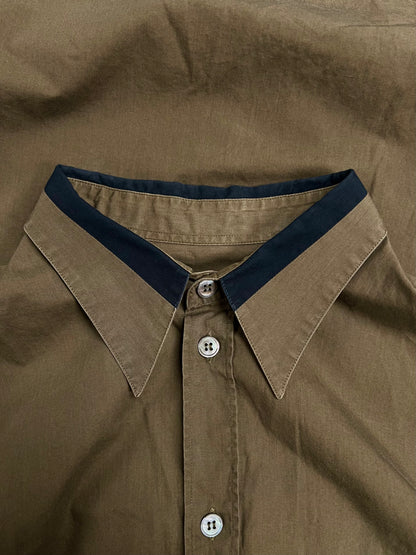 Vintage Helmut Lang ‘Stacked Collar’ Button Down Shirt
