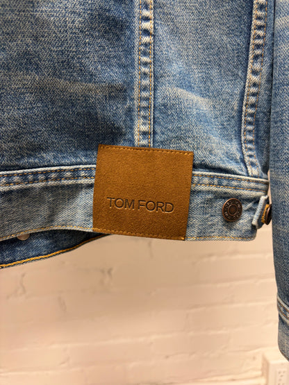 Tom Ford ‘Vintage Wash’ Blue Denim Trucker Jacket