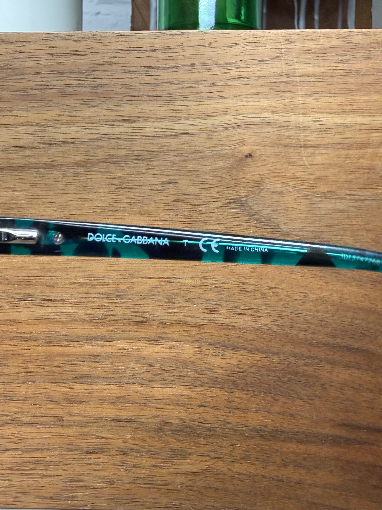 Dolce and Gabbana Blue Tortoiseshell Cat Eye Prescription Glasses
