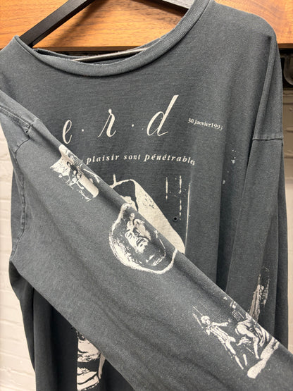 Enfants Riches Deprimes ‘The Latency’ Faded Black Long Sleeve Shirt