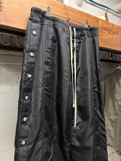 Rick Owens ‘Pusher’ Button Snap Wide Leg Pants