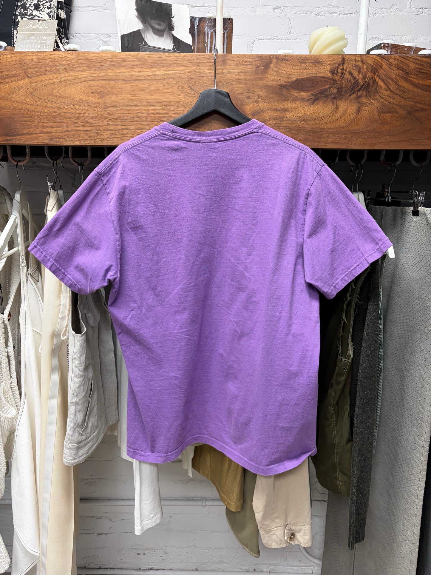 AW2019 Supreme ‘Motion Logo’ Purple Cotton T-Shirt