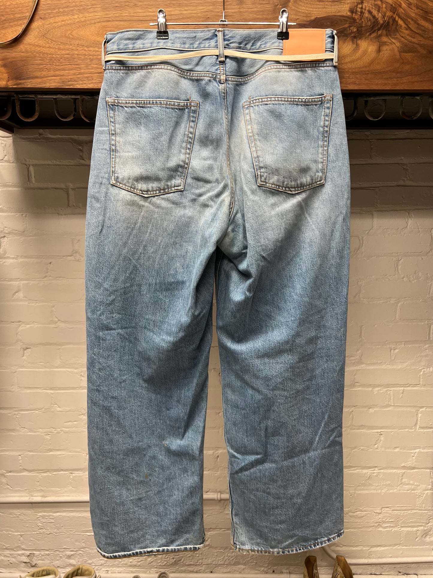 Acne Studios ‘Super Baggy’ Washed Blue Denim