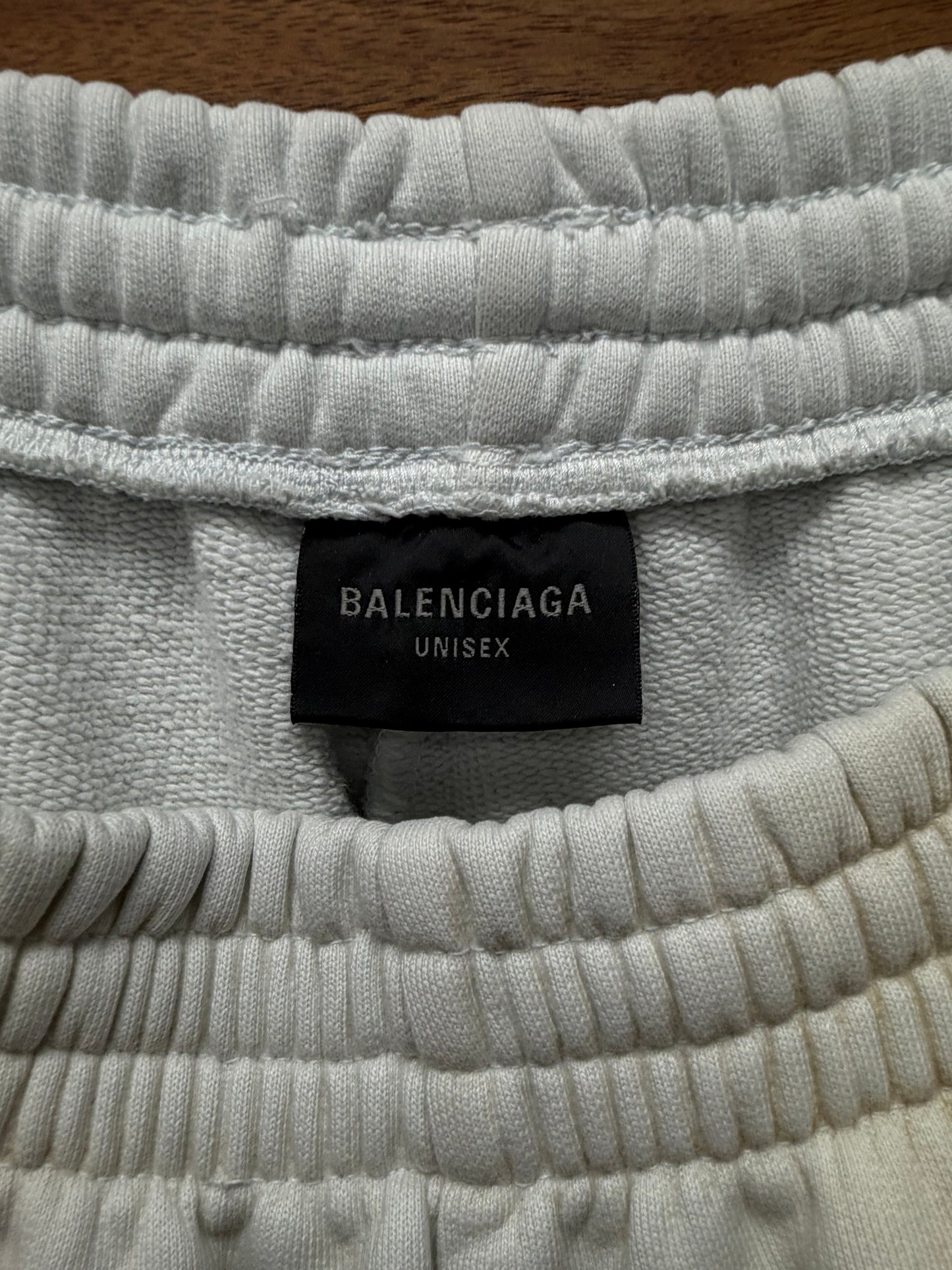 SS2024 Balenciaga ‘Tattoo’ Baggy Wide Cut Distressed Sweat Pants