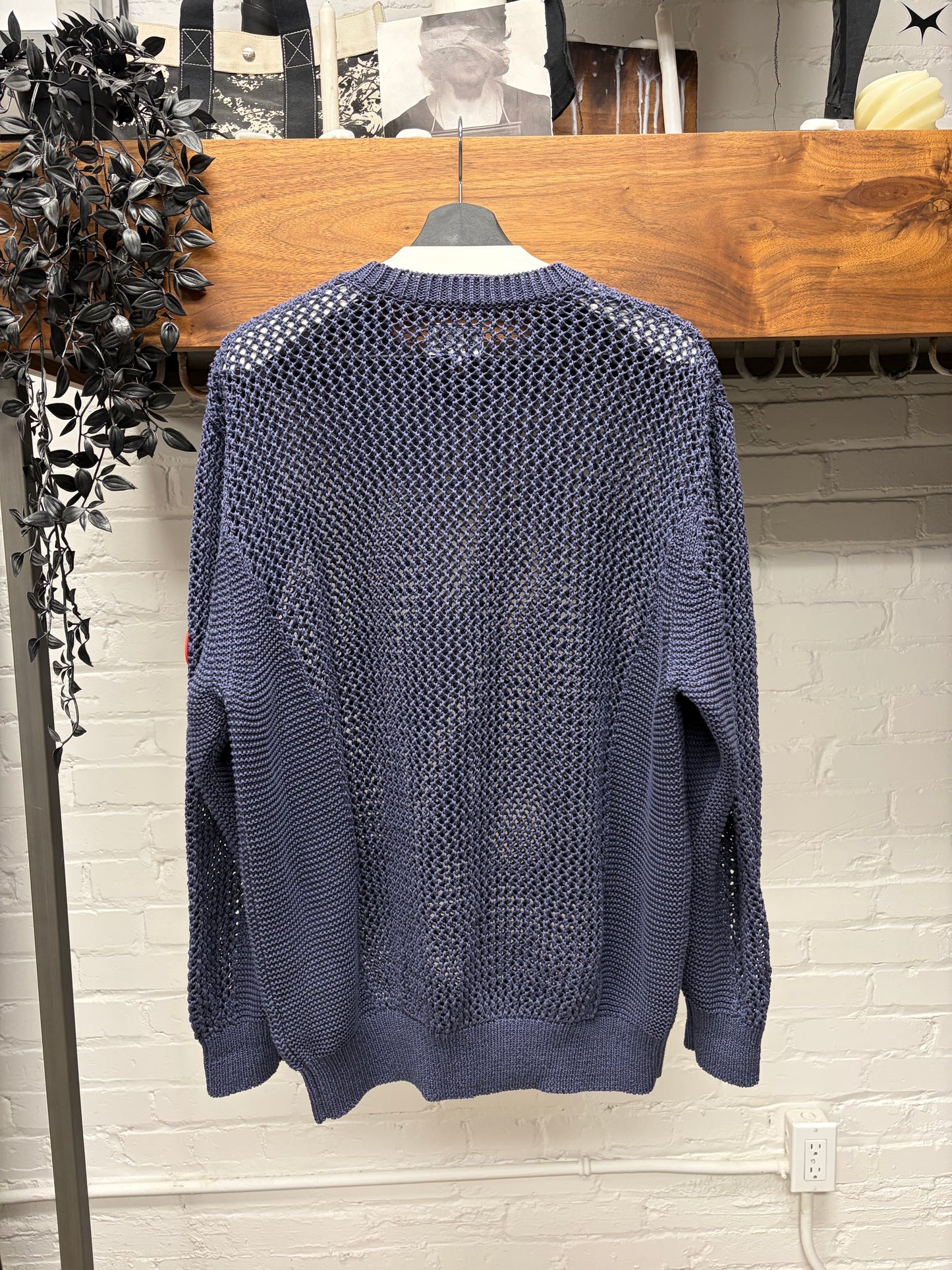 Cav Empt ‘Side Rib’ Loose Net Knit Sweater