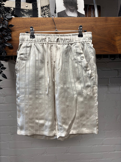 Needles Beige Striped String ‘Cowboy’ Shorts