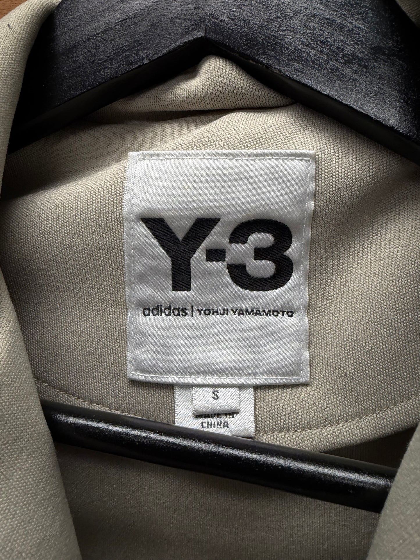 Y-3 by Yohji Yamamoto Cream ‘3 Stripes’ Track Jacket