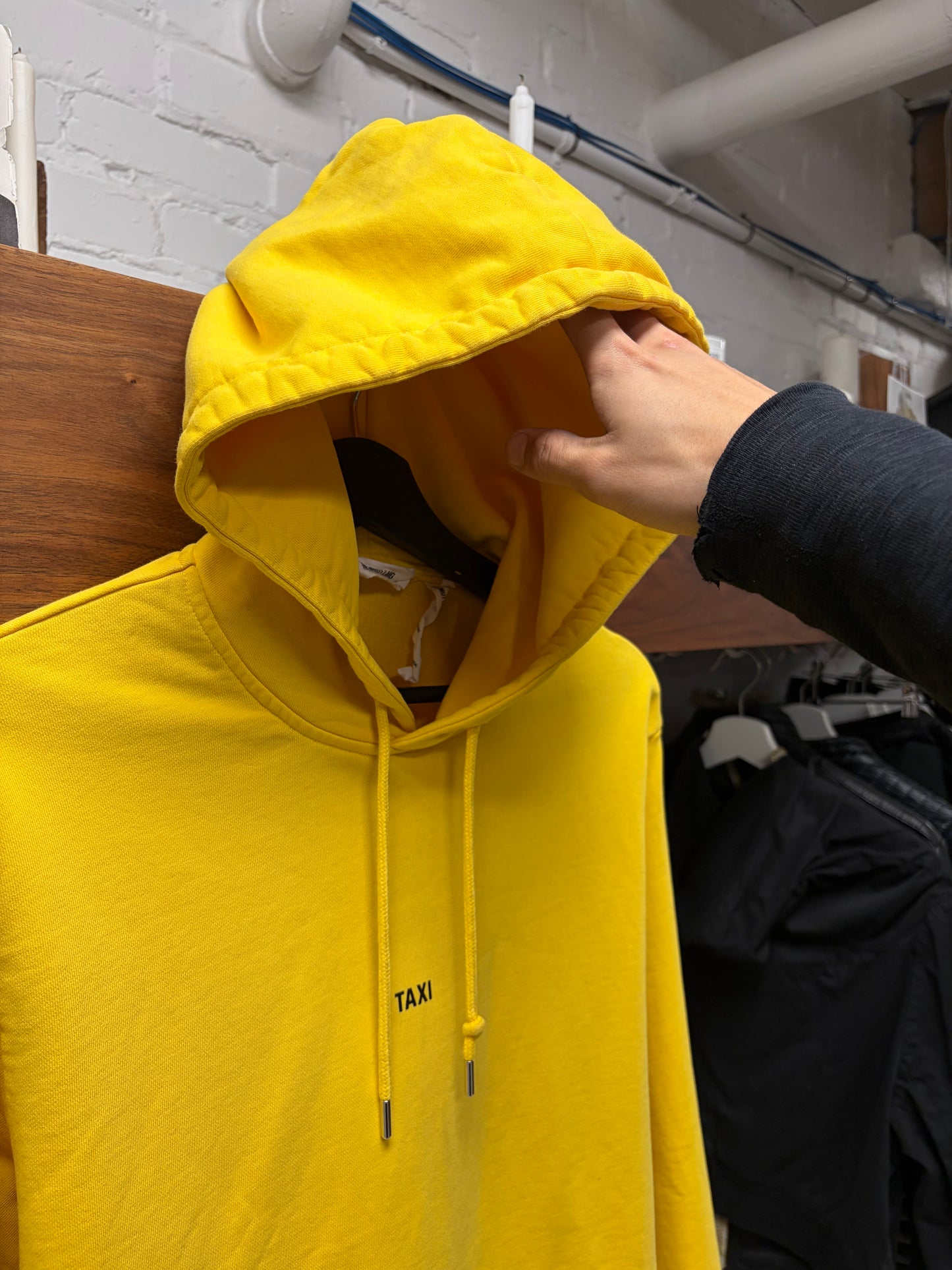 AW2018 Helmut Lang ‘Taxi’ Campaign Logo Hoodie