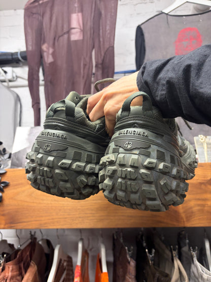 Balenciaga ‘Defender’ Military Green Low Top Sneakers