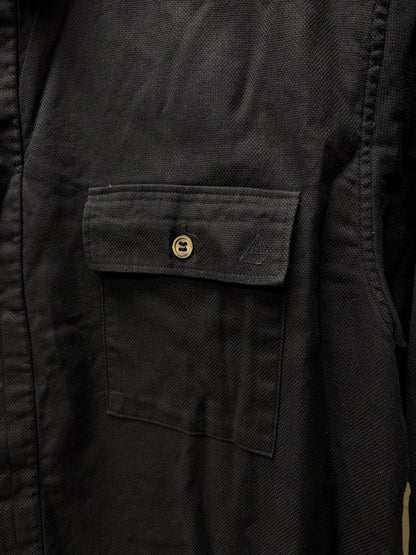 SS2007 Undercover ‘Purple’  Embroidered U Logo Black Button Up Shirt