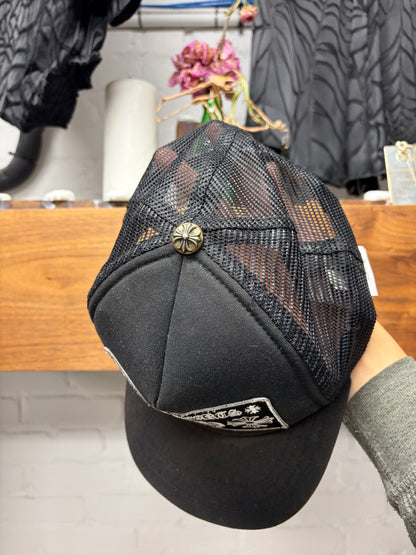 Chrome Hearts ‘Paris’ Store Exclusive Black ‘CH Patch’ Trucker Bat