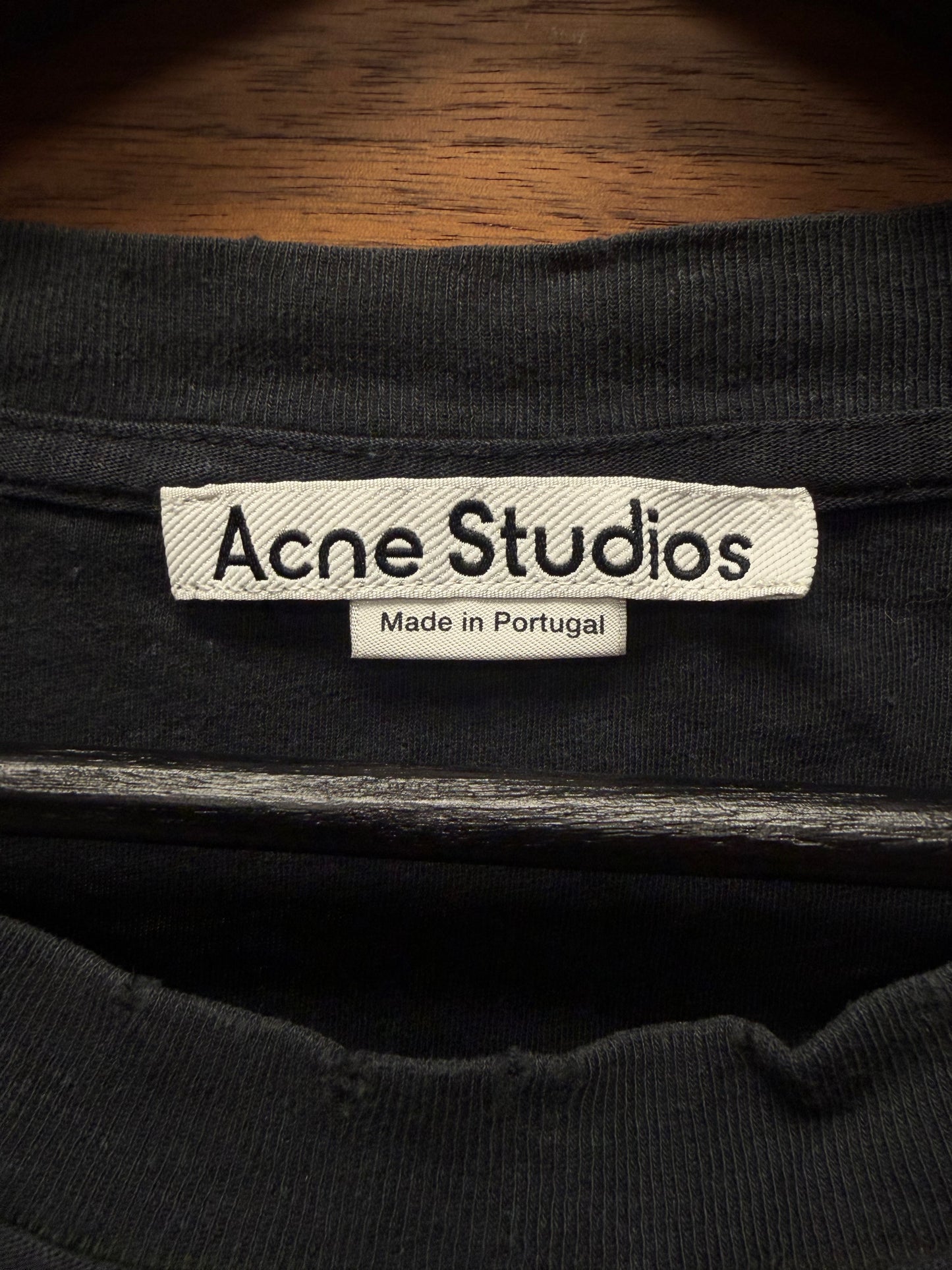 Acne Studios ‘Stockholm Logo’ Classic Black T-Shirt