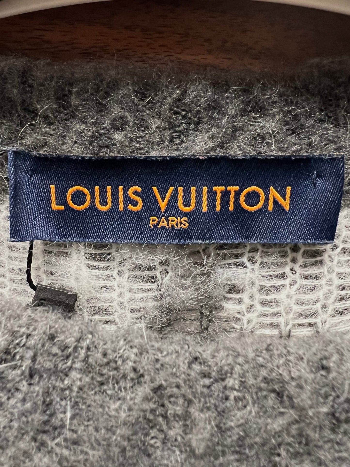 AW19 Louis Vuitton by Virgil Abloh Mohair ‘Flag’ Knitted Sweater