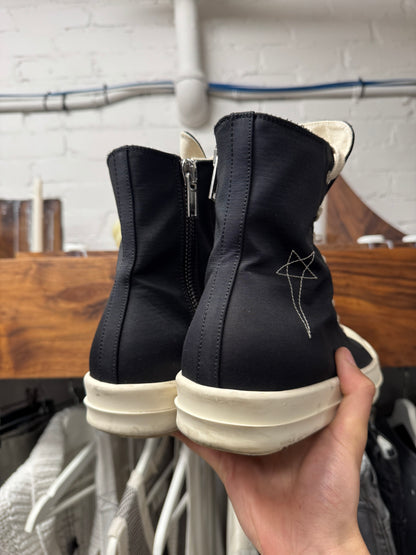 Rick Owens DRKSHDW Black Canvas ‘Pentagram’ Ramones