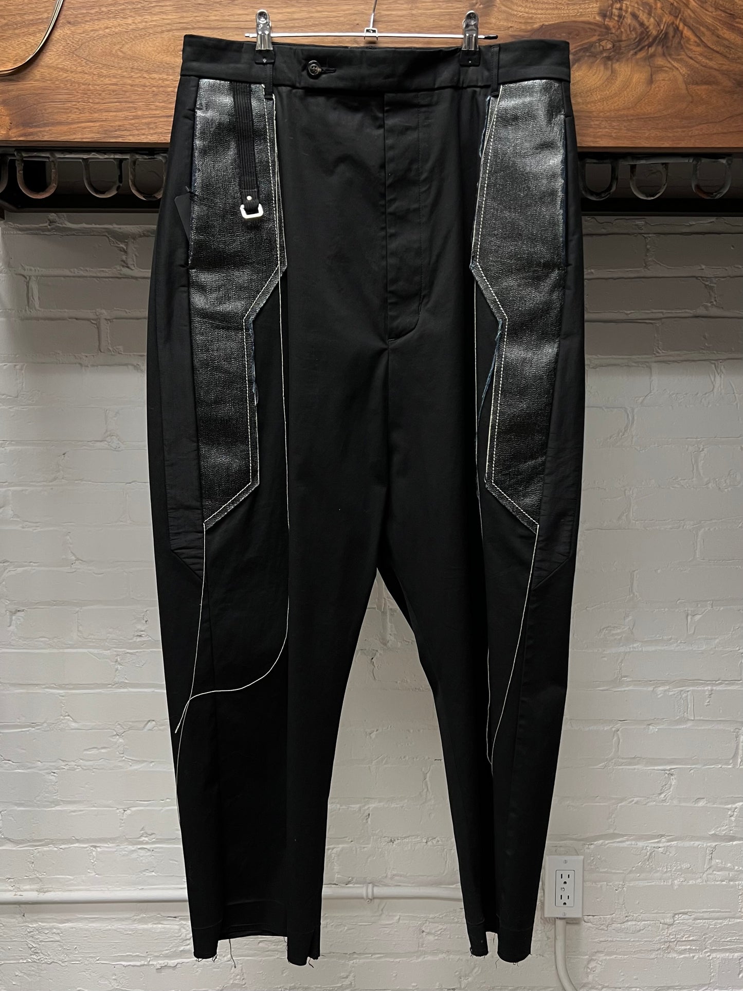 SS2019 Rick Owens ‘Babel’ Wax Panelled Denim