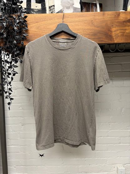 2022 Maison Margiela Dust Brown Organic Cotton Basic T-Shirt