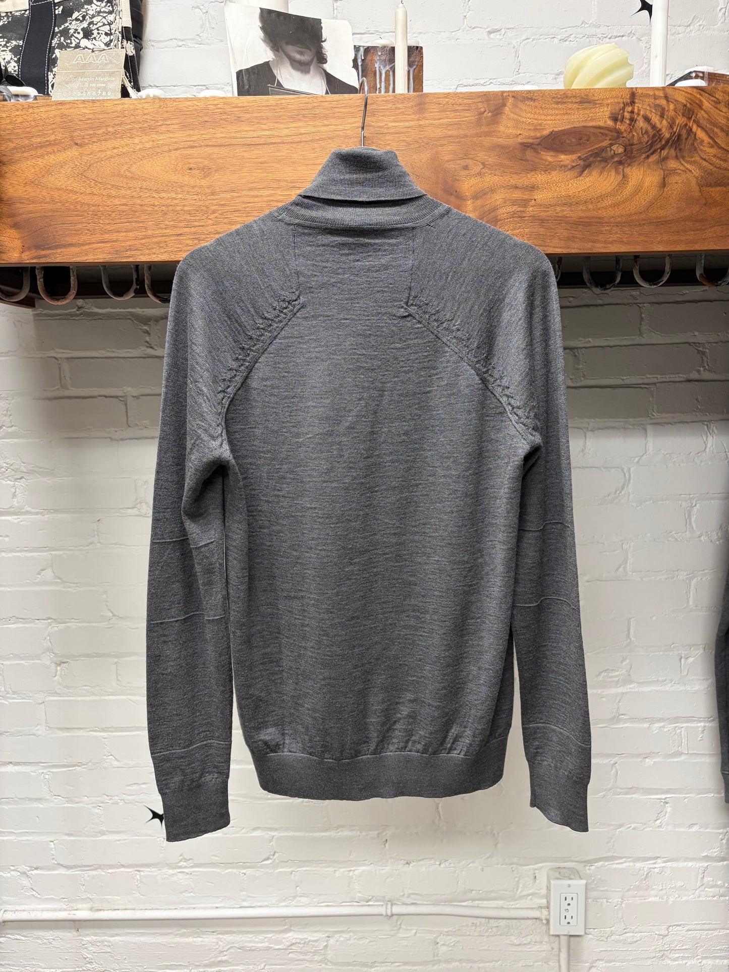 2011 Balenciaga by Nicholas Ghesquiere Silk/Cashmere Roll Neck Sweater