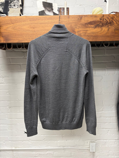 2011 Balenciaga by Nicholas Ghesquiere Silk/Cashmere Roll Neck Sweater