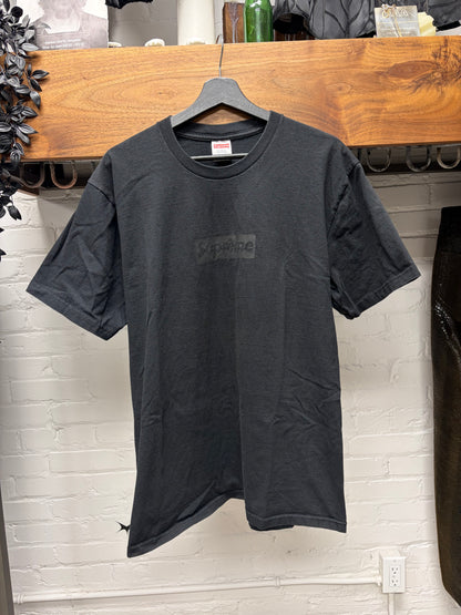 SS2023 Supreme Tonal Black/Black ‘Box Logo’ T-Shirt