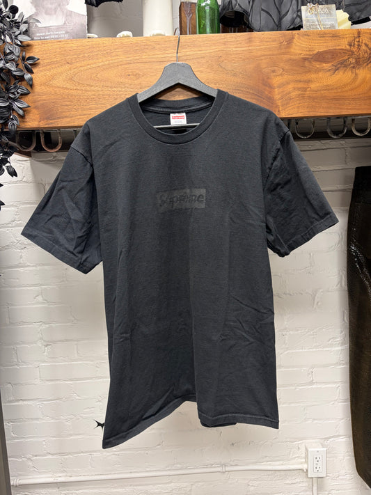 SS2023 Supreme Tonal Black/Black ‘Box Logo’ T-Shirt