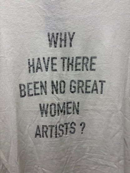 SS2018 Dior Homme ‘No Great Female Artists’ White Slogan T-Shirt
