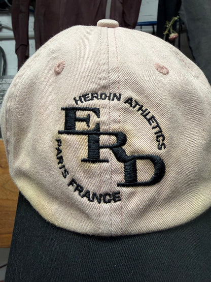 SS2024 Enfants Riches Deprimes ‘Heroin Athletics’ Embroidered Baseball Cap with Leather Strap