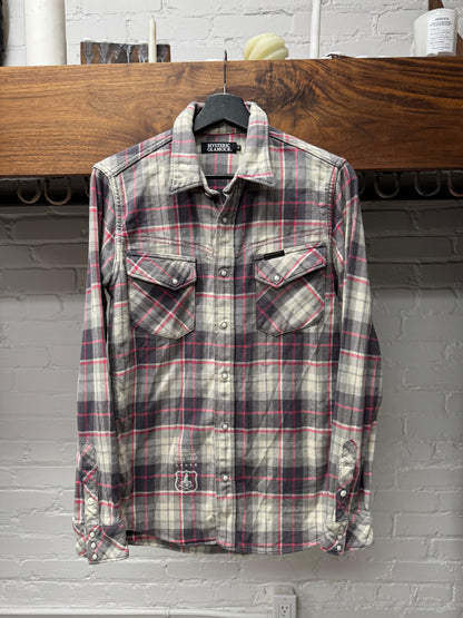 Hysteric Glamour ‘Skull & Bones’ Button Snap Flannel