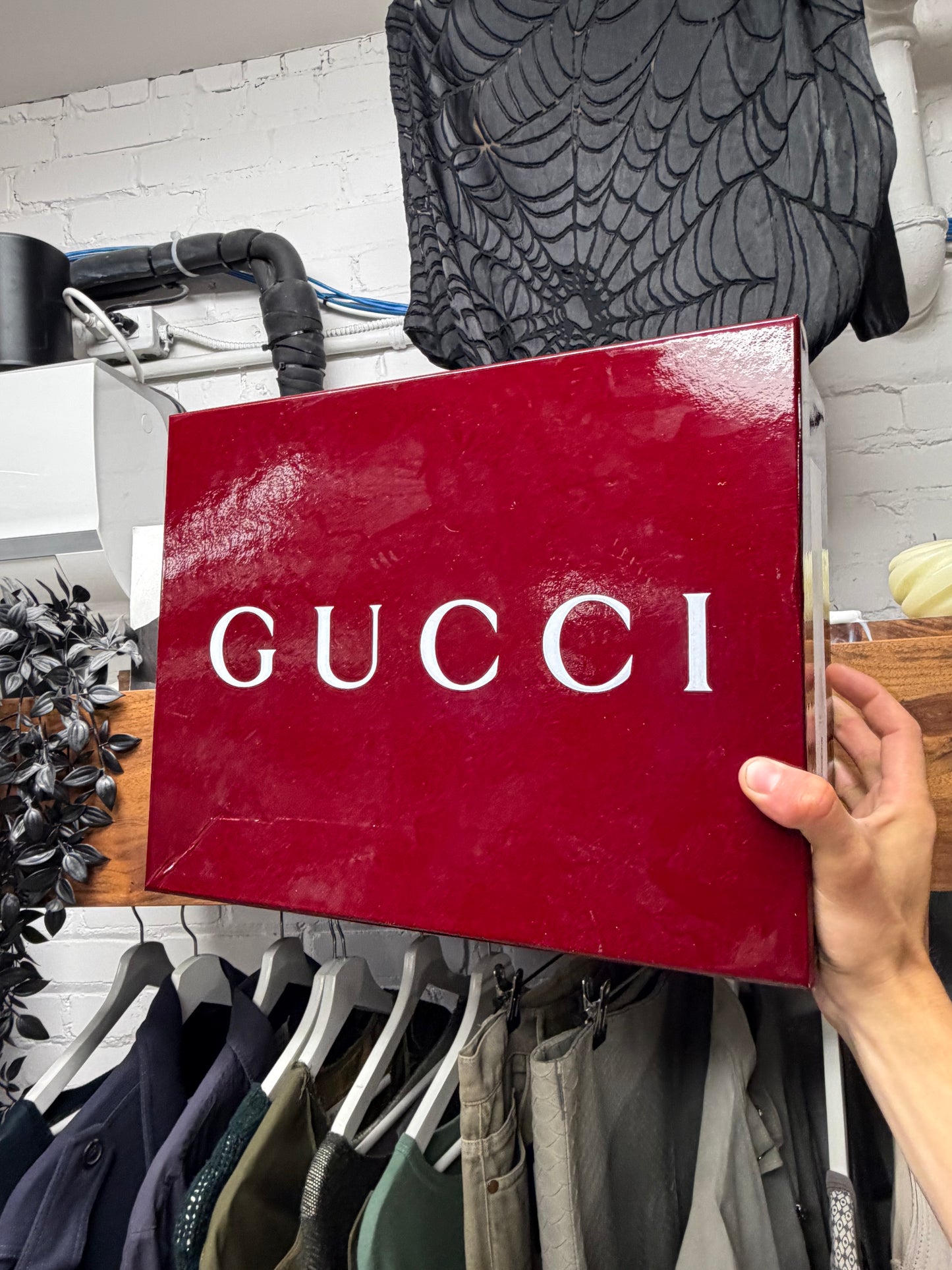Gucci by Demna Black Patent Leather Chelsea Boots