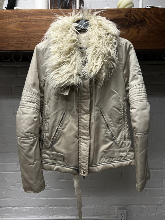 AW1999 Helmut Lang ‘Astro’ Ballistic Nylon Fur Trim Jacket