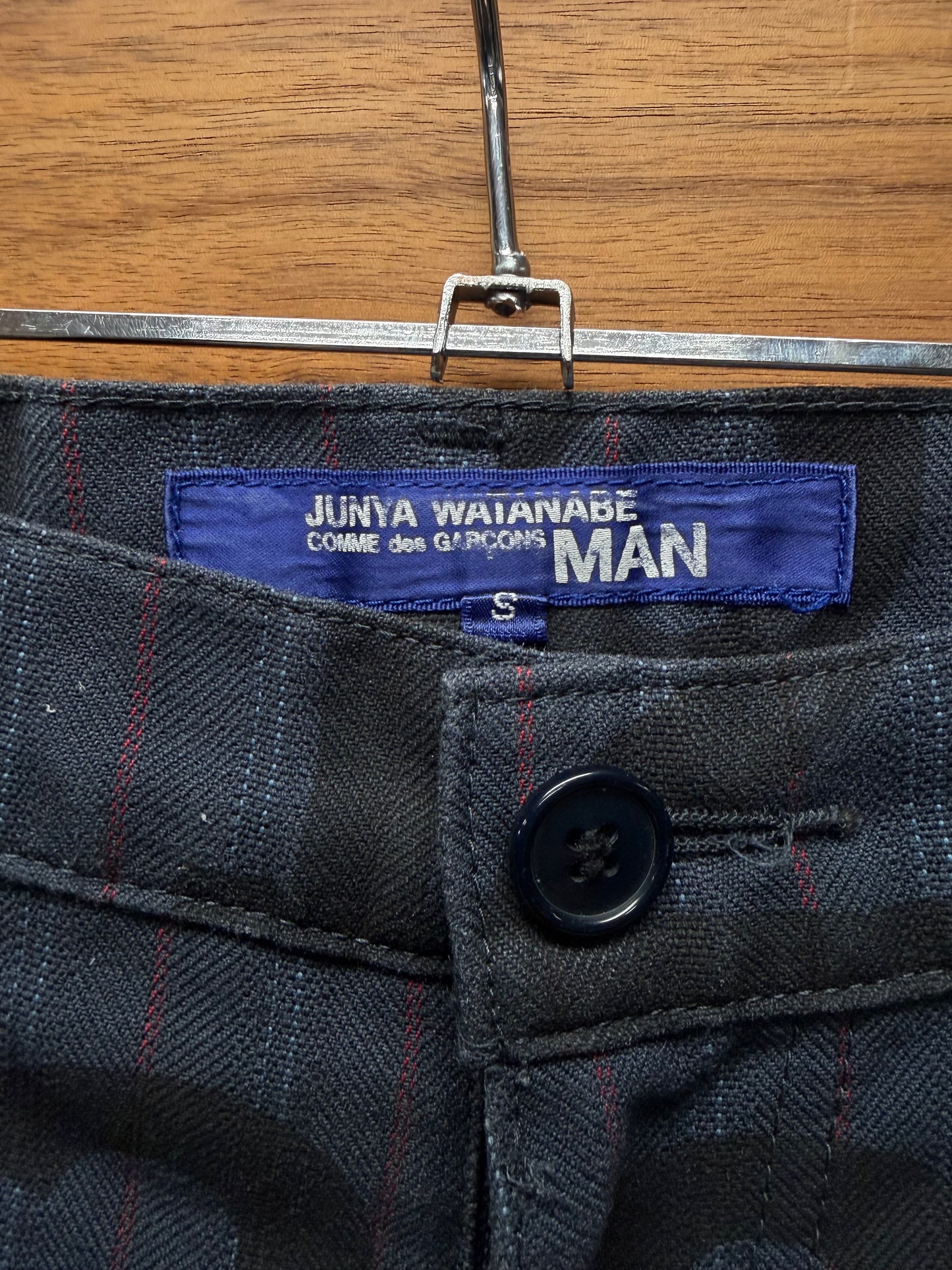 SS2003 Junya Watanabe ‘Numbers’ Plaid Full Print Pants