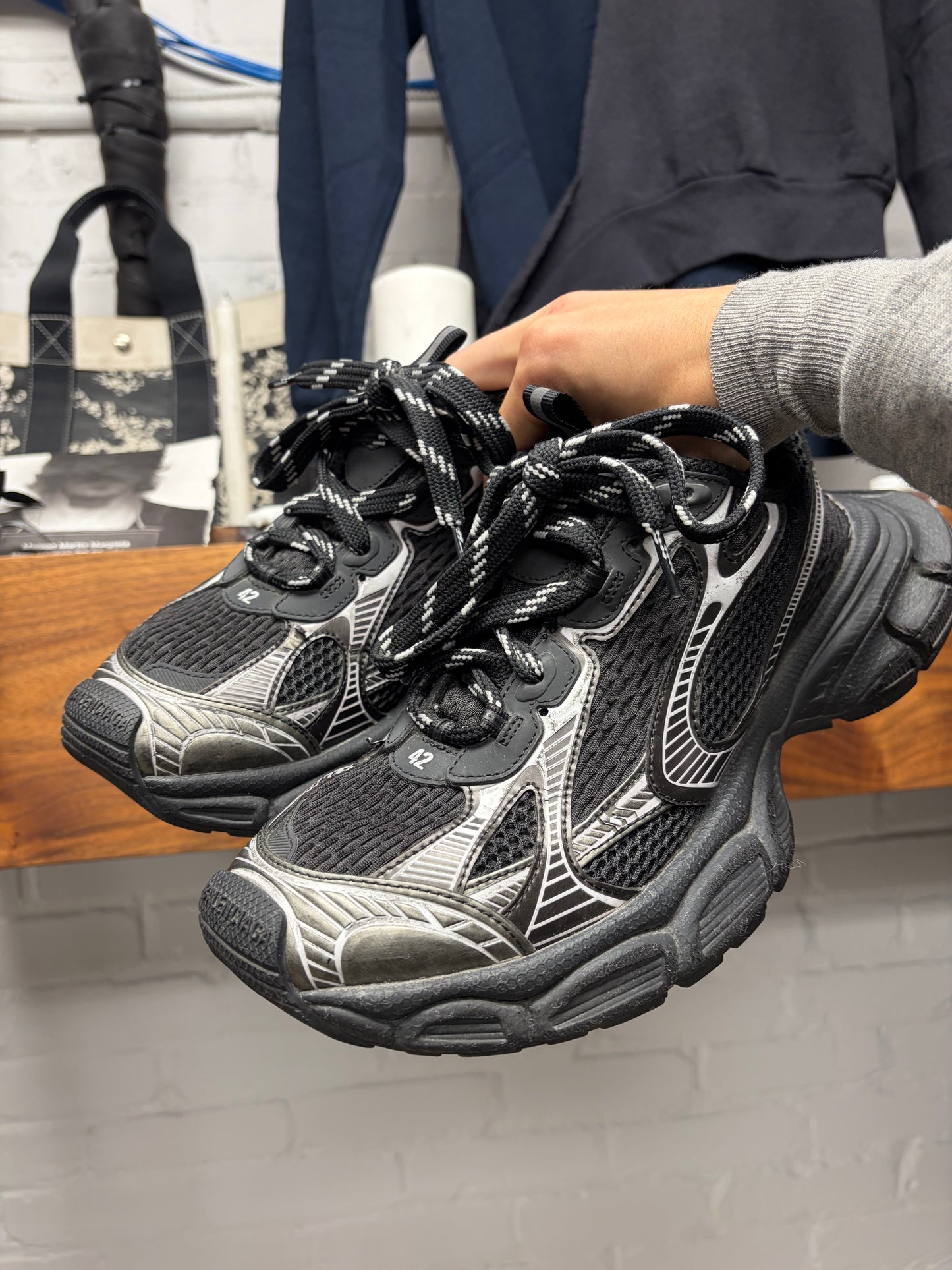 Balenciaga ‘3XL’ Black/White Low Top Sneakers