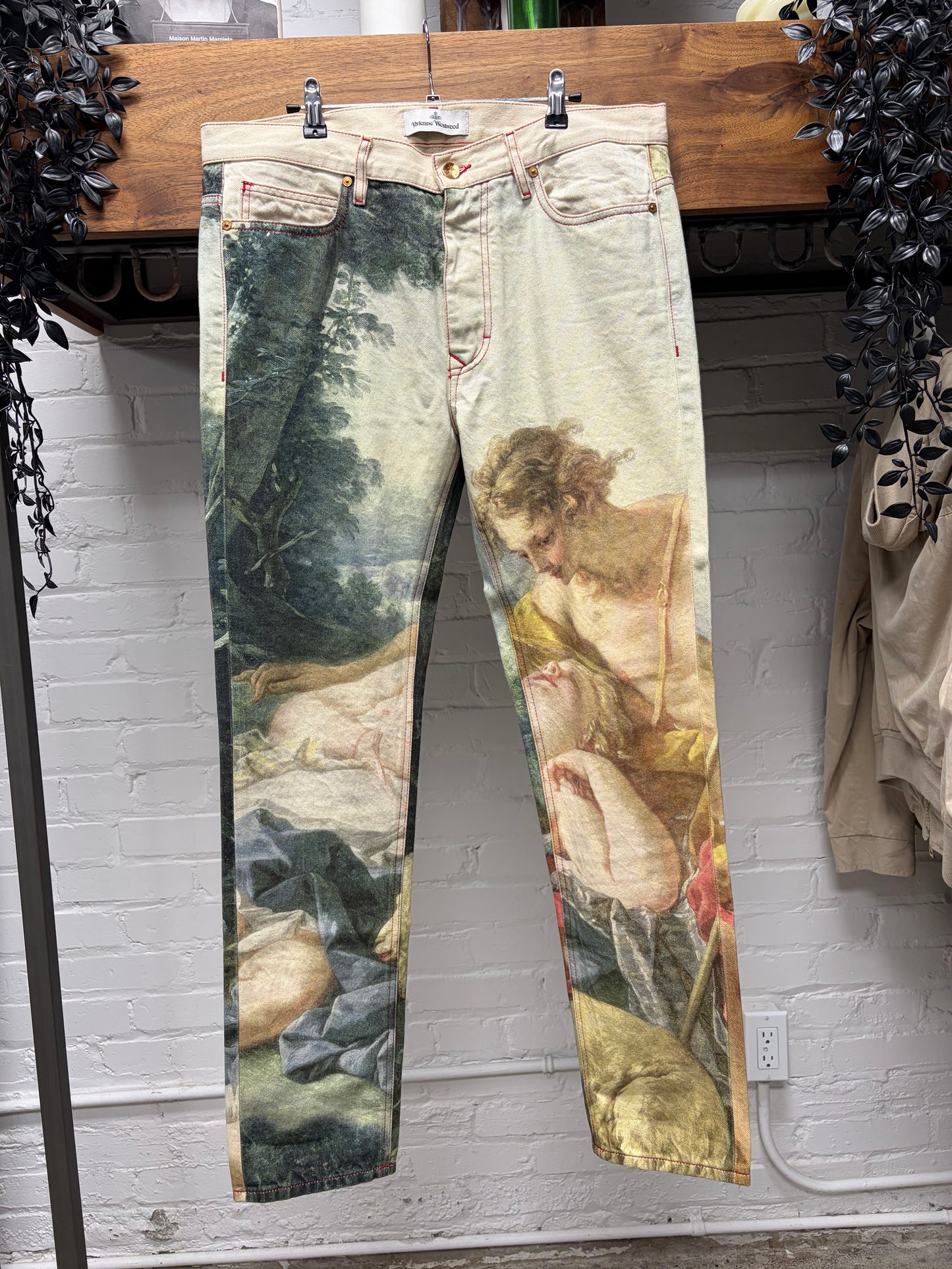 Vivenne Westwood ‘Shepard & Sleeping Shepherdess’ Full Print Denim