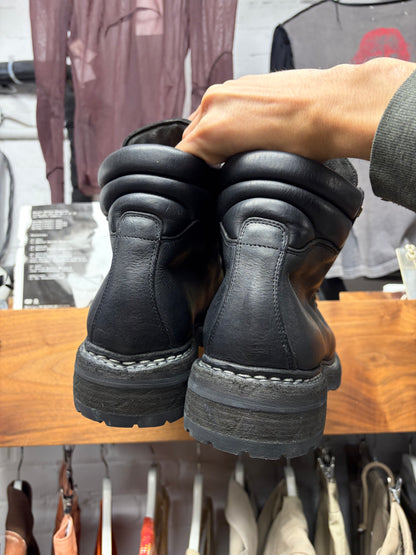 Guidi ‘19M’ Full Grain Black Leather Hiking Boots