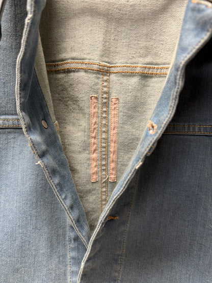 Rick Owens DRKSHDW ‘Soft Blue’ Denim Workers Jacket