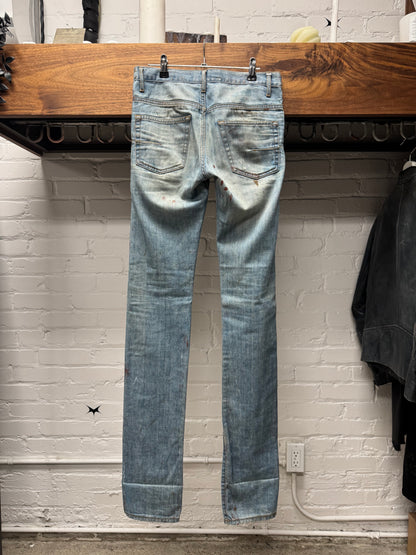 SS2010 Dior Homme ‘Wildcat’ Blood Stain Unaltered Denim