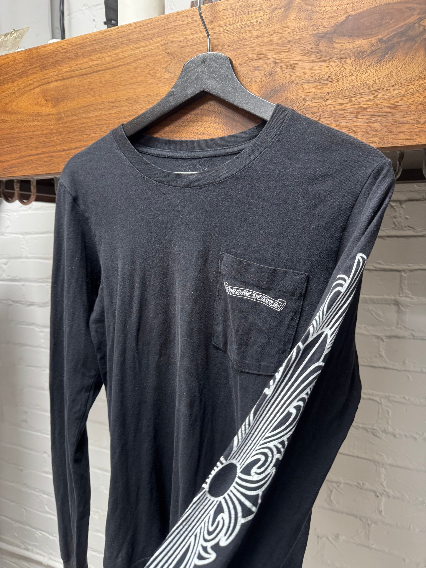 Chrome Hearts ‘Aspen’ Matty Boy Floral Logo Long Sleeve Shirt