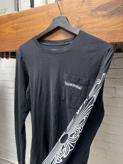 Chrome Hearts ‘Aspen’ Matty Boy Floral Logo Long Sleeve Shirt