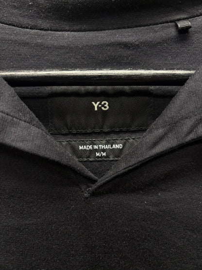 Y-3 by Yohji Yamamoto Black Long Sleeve Polo