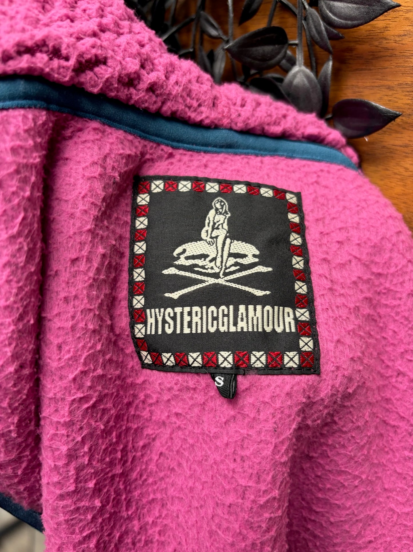 2000s Hysteric Glamour Sleeveless Hooded Zip-Up Fleece