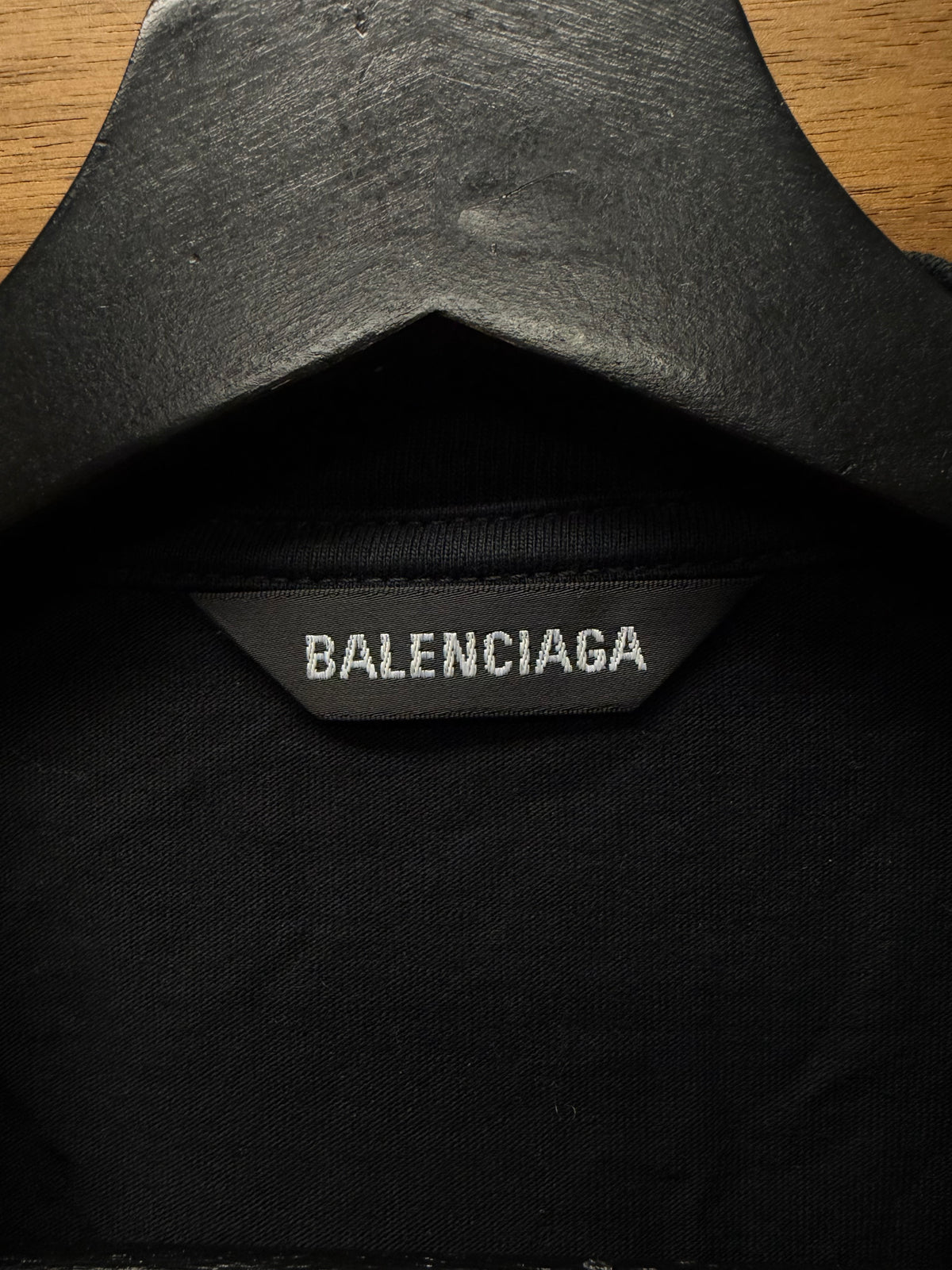 2020 Balenciaga ‘Signature Products’ Black Graphic T-Shirt