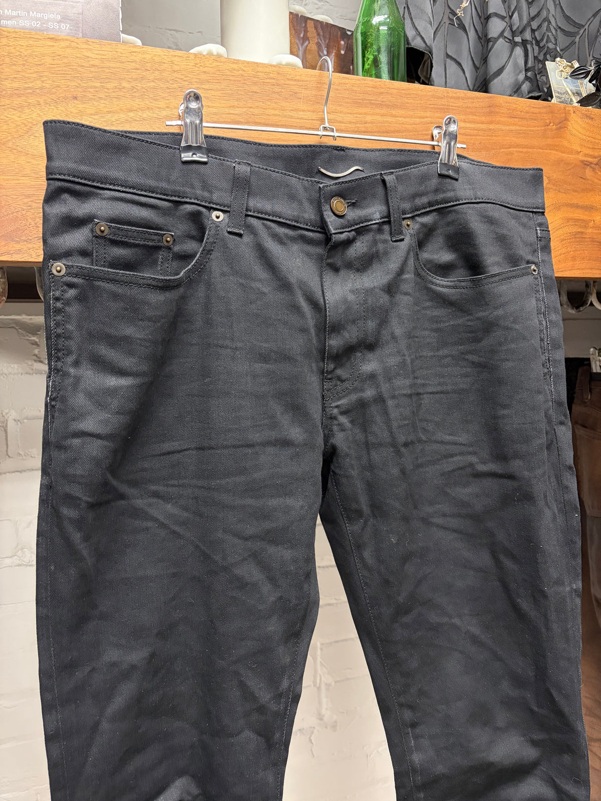 2023 Saint Laurent ‘D02’ Black Skinny Jeans