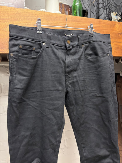 2023 Saint Laurent ‘D02’ Black Skinny Jeans