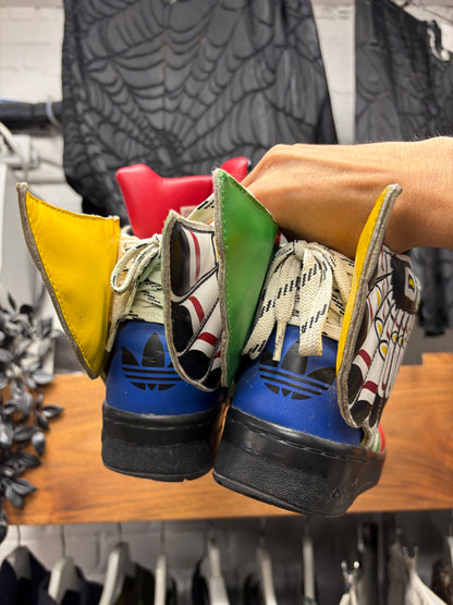 2013 Jeremy Scott x Adidas ‘Totem Pole’ Wings High Top Sneakers