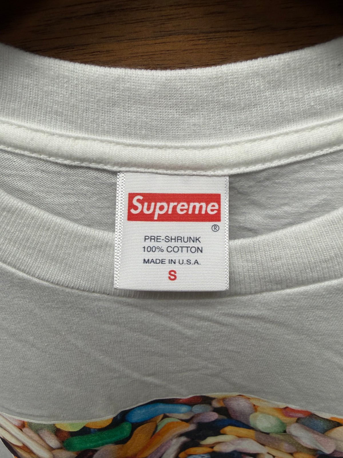 AW2020 Supreme ‘Pills’ White Photo Graphic T-Shirt