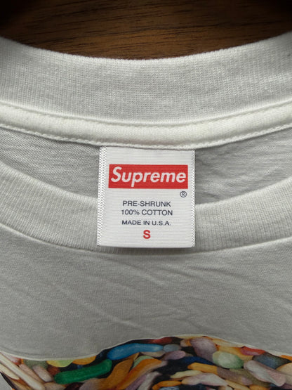 AW2020 Supreme ‘Pills’ White Photo Graphic T-Shirt