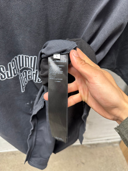 2022 Balenciaga ‘Speedhunters’ Upside Down Rebuild T-Shirt