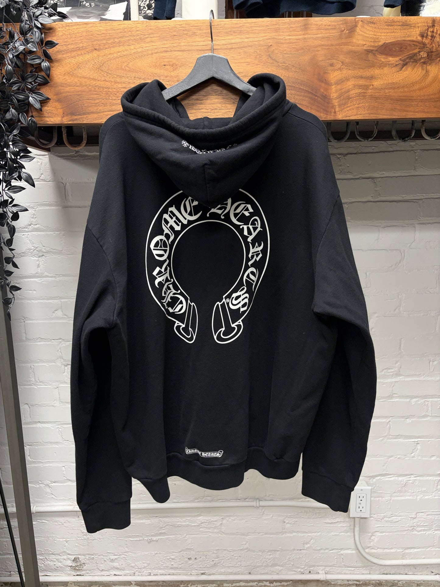 Chrome Hearts ‘Fuck You’ Horseshoe Logo Zip-Up Hoodie