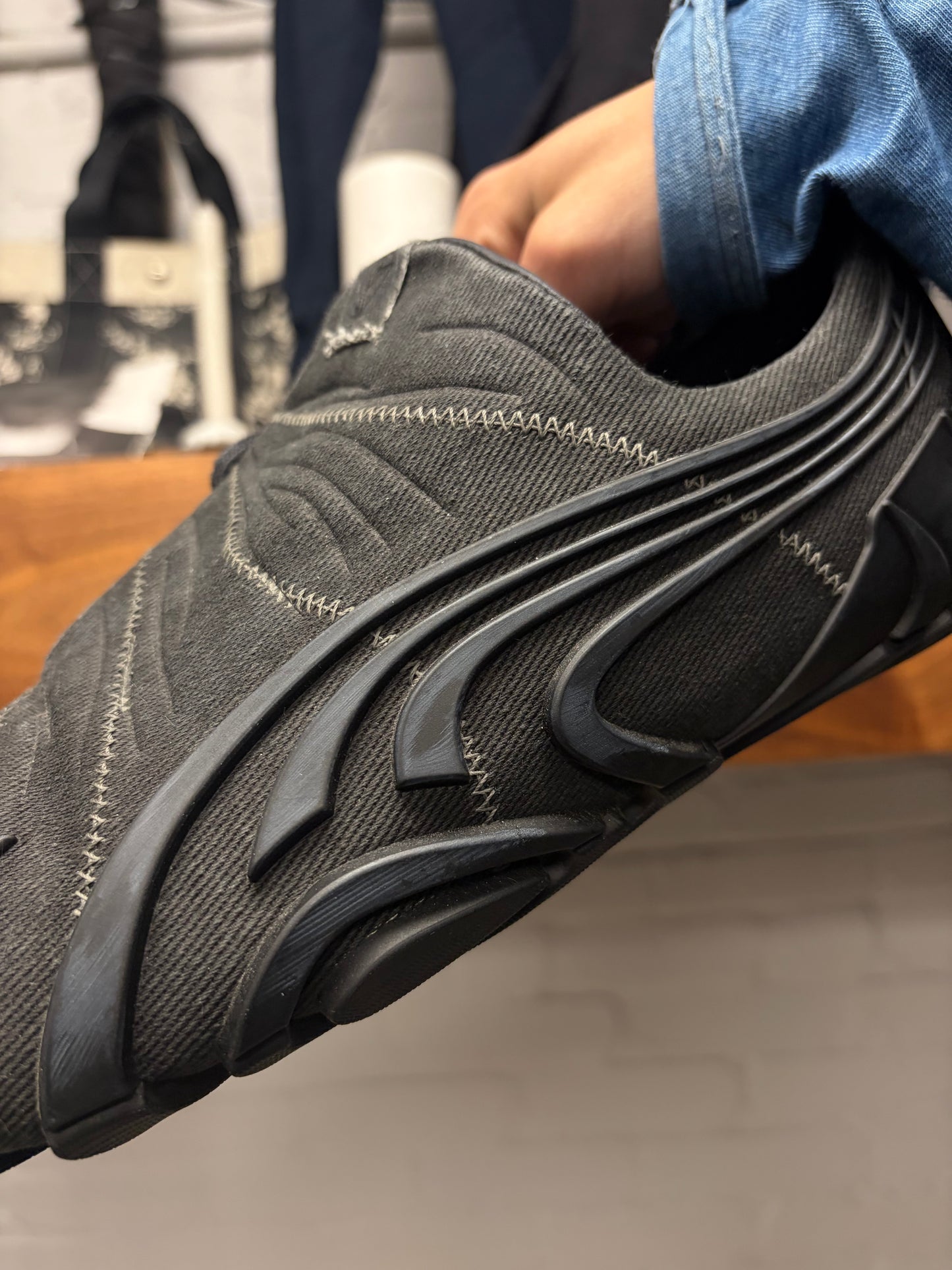 No Faith Studios x Puma ‘Talon’ Flat Medium Grey Low Top Sneakers