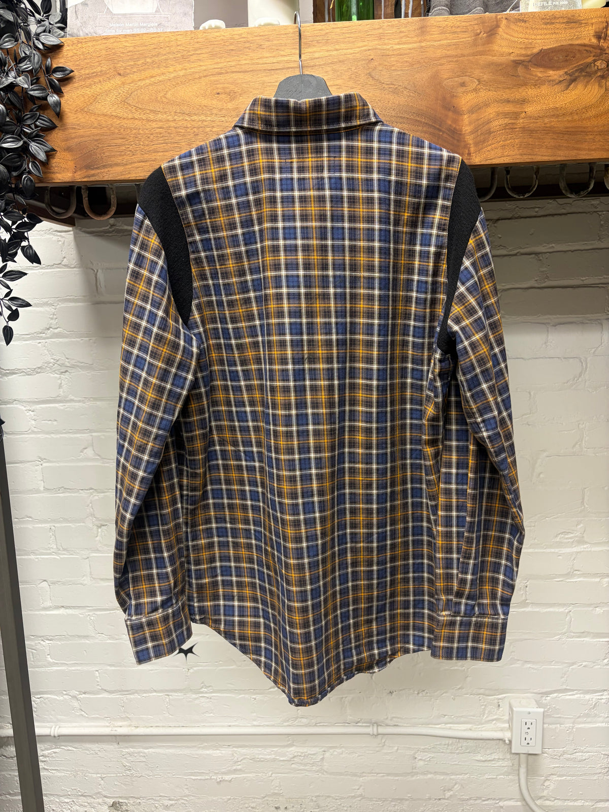Dsquared2 Orange/Blue Plaid Button Up Shirt